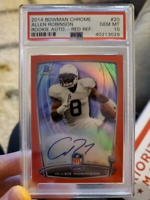 2014 Bowman Chrome Allen Robinson auto  6/25 - Image 1 of 3