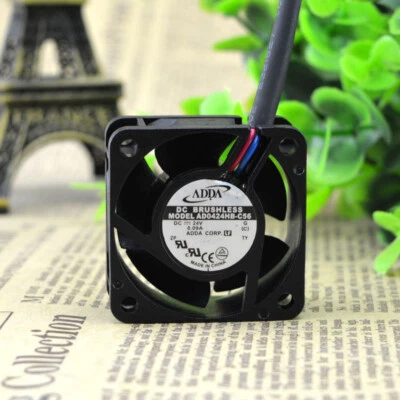 ADDA AD0424HB-C56 4020 24V 0.09A 4CM Industrial Cooling Fan Ultra-quiet Small - Image 1 of 4