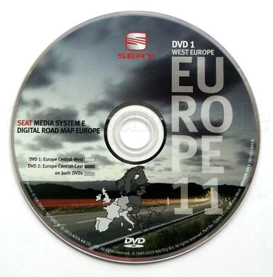 Seat EXEO Audi A3 A4 RNS-E Navigation DVD 2011 UK Deutschland Frankreich Ital... - Bild 1 von 4