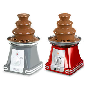 Electric Chocolate Fountain Fondue Set 3 Tiers Mini Melting Machine For Parties