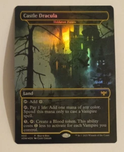 Castle Dracula Borderless FOIL LP Innistrad Crimson Vow MTG Magic the Gathering - Bild 1 von 1