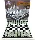 Matty's Toy Stop Deluxe Frosted & Clear Glass Chess Set (14