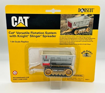 Sistema de flotación versátil Norscot Cat con esparcidor Knight Slinger escala 1/64 Foto 1 de 4