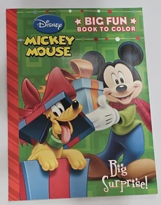 Disney Mickey Mouse Big Surprise Christmas Coloring Book - Picture 1 of 1