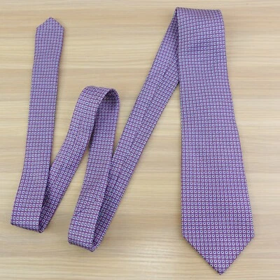 Traje de Esmoquin de Lujo LAUREN Ralph Lauren Cuello Corbata Para Hombre Púrpura Foulard Medallón Foto 1 de 4