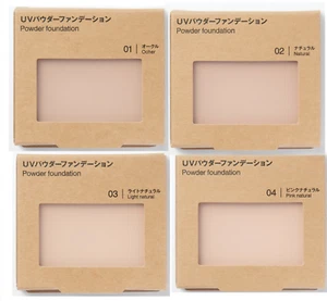 MUJI UV Powder Foundation 10.3g SPF30 PA+++ Unscented Ocher/Natural 4 type - Picture 1 of 8