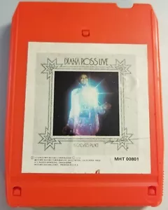 N) Diana Ross Live at Ceasars Palace - MHT 00801 - Motown 8 Track Tape Cartridge - Picture 1 of 3