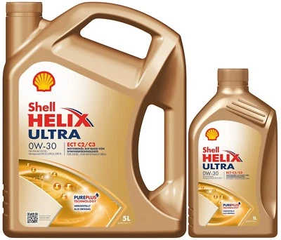 Shell Helix Ultra ECT C2/C3 0W-30 ,MB 229.52, VW 50700  5+1 Liter Motoröl - Bild 1 von 4