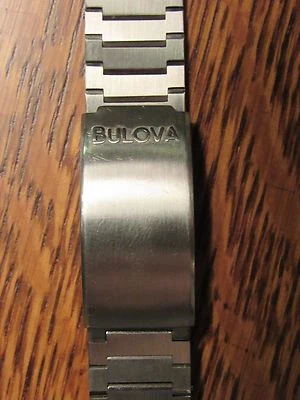 Bulova Accutron Stainless Steel Watch Band NOS 17mm 11/16 18mm 19mm MENS Vintage - Image 1 of 4
