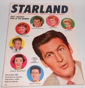 Year End 1955 STARLAND MAGAZINE Fess Parker Cover PATTI PAGE, KIM NOVAK +more - Picture 1 of 10