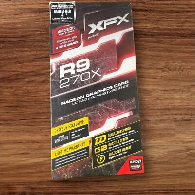 XFX AMD Radeon R9 270X (R9-270X-CDFR) 2GB GDDR5 PCI Express 3.0 x16 TrustedSelle - Image 1 of 4