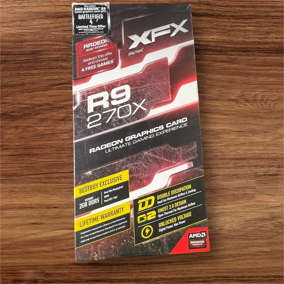 XFX AMD Radeon R9 270X (R9-270X-CDFR) 2GB GDDR5 PCI Express 3.0 x16 TrustedSelle - Image 1 of 4