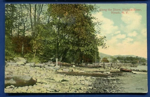 Along the Shore Hudson River Nyack New York ny postcard - Picture 1 of 2