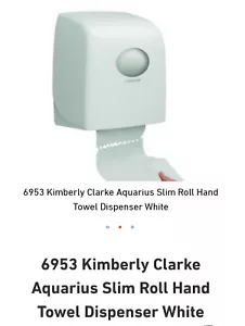 Hand paper Towel Dispenser 6953000 Aquarius™ Slimroll™ Rolled - white - Picture 1 of 3