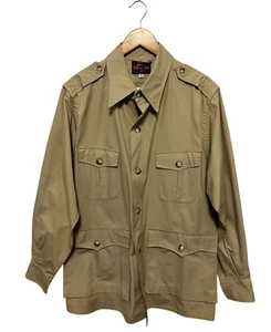 Willis & Geiger Safari Jacket Khaki Bush Poplin Hemingway Mens 40 USA - Imagen 1 de 4