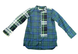 Burberry Boys ~Size 5Y~ Novacheck Blue Long Sleeve Shirt Plaid Youth Children’s - Picture 1 of 8