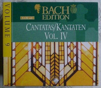 Bach Cantatas Vol 9 Brilliant Classics 5-CD Box Set in Very Good Condition - Image 1 of 3