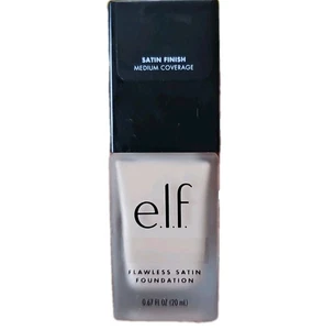 ELF Flawless Satin Finish Foundation, 120 Pearl 81390 0.67 Fl Oz - Picture 1 of 4