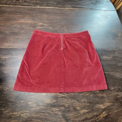 Mossimo Women's Size 16 Wine Red Velvety Studded Retro 70’s Style Skirt - Image 1 of 4