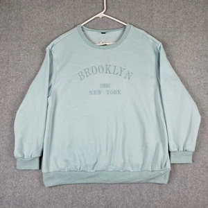 Neu mit Etikett Brooklyn New York Sweatshirt Größe 1XL von Shein Curve - Bild 1 von 14