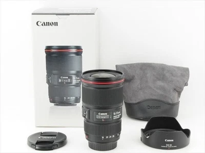Canon EF 16-35mm f/4 L IS USM Lens + Hood Near Mint From Japan #19608E - Image 1 of 4