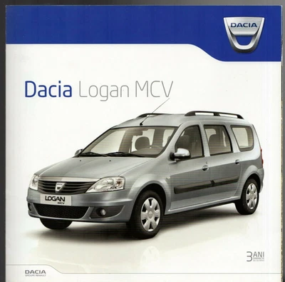 Dacia Logan MCV 2008-2009 Romanian Market Foldout Sales Brochure - Image 1 of 2