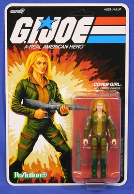 GI JOE SUPER 7 REACTION PLUS COVER GIRL WAVE 1 MOC - Imagem 1 de 2
