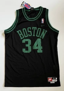 NEW w/tags Vtg Boston Celtics NBA Paul Pierce #34  Jersey L Black 1963 Swingman - Picture 1 of 5