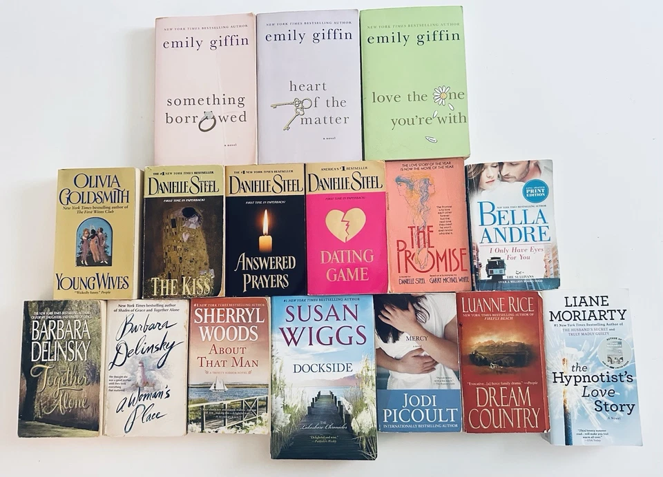 Lot of 15 Chick Lit Book Contemporary Romance Love Books Novels Paperback G - Image 1 of 4