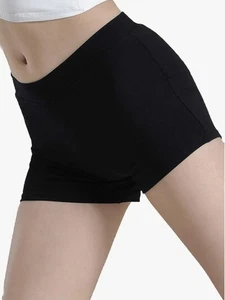 Daydance schwarze Baumwolle Damen Ballett Shorts für Tanz, Yoga, sportlich Gr. 130 8/9 - Bild 1 von 8
