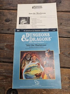 M1 INTO THE MAELSTROM TSR D&D Modul Adventure Dungeons Dragons Master 9159 1985 - Bild 1 von 3