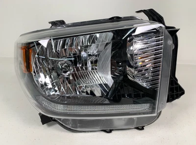 Toyota Tundra 2014-2017 lado derecho del pasajero negro halógeno con faro DRL OE Foto 1 de 4