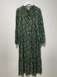 Maxi Vestido White Stuff Lotus Talla 14 Verde Cuello Atado PVP £89 - Imagen 1 de 6