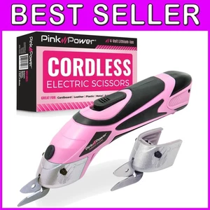 Cordless Electric Fabric Scissors - Heavy Duty Cutter Set - Picture 1 of 9