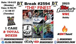 JACY JAYNE 2025 Topps Finest WWE Hobby Case (8 Box) Break #2594 - Bild 1 von 1