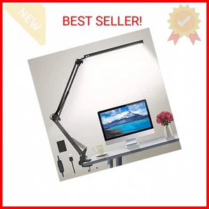 LED Desk Lamp for Home,Office,Reading,Adjustable Eye-Caring Desk Light with Clam - Picture 1 of 2
