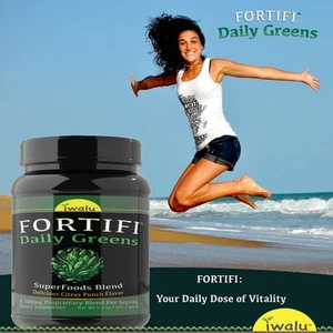 Meal Supplement Drinks - Best Organic Superfood Super Greens Drink Mix - Fortifi - Picture 1 of 12