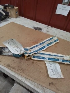 1968-1979 CORVETTE CONSOLE COMPARTMENT HINGES 3962614 3962615 NOS - Picture 1 of 7
