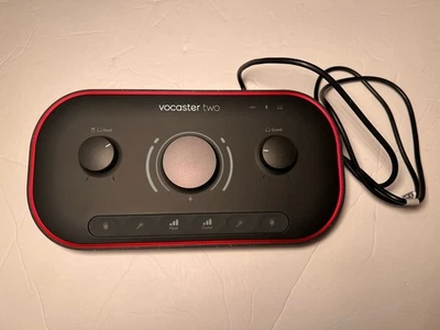 Focusrite Vocaster Two USB-C Podcasting Audio Interface - 2 XLR Inputs - Image 1 of 3