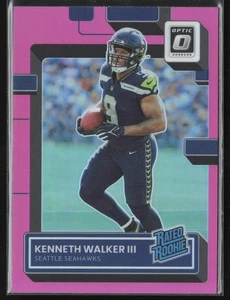 2022 Donruss Optic #218 Kenneth Walker III Pink - Picture 1 of 2