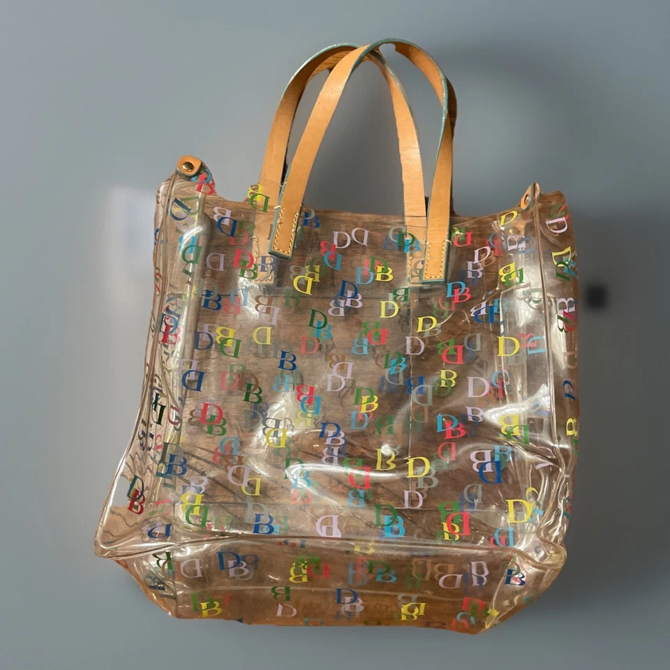 DOONEY & BOURKE Signature DB Multicolor Small Clear Lunch Mini Tote Bag 2 - Image 1 of 4
