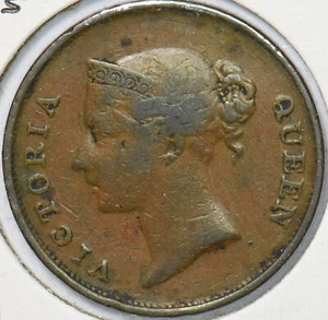 Straits Settlements 1845 Cent  291073 combine shipping - Picture 1 of 2