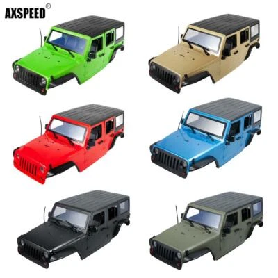 FLYXM 313MM Car Body Shell for 1:10 RC Crawler Jeep Wrangler SCX10II 90046/47 - Image 1 of 4