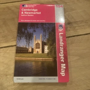 Cambridge and Newmarket, Saffron Walden by Ordnance Survey (Sheet map, 2002) - Picture 1 of 1