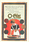 1918 O Cedar Furniture Polish Antique Print Ad Household Maid Wood Cleaner
