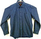 Toscano Koszula męska Rozmiar XL Długi rękaw Guzik Niebieski/Szary/Fioletowy/Brązowy w kratkę