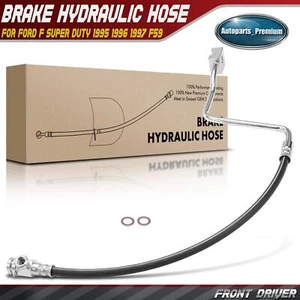 Front Left Driver Brake Hydraulic Hose for Ford F Super Duty 1995 1996 1997 F59 - Picture 1 of 8