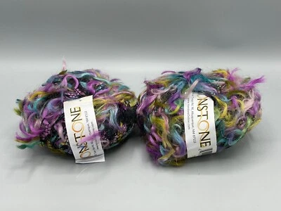 NEW Lot of 2 Ironstone WHIMSEY Eyelash Yarn 74% Mohair 26% Poly  PIXIES  France - Image 1 of 4