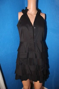 BCBGMAXAZRIA Größe 0 schwarzes Schlupfkleid ärmellos neu mit Etikett im Wert von $ 258 - Bild 1 von 11