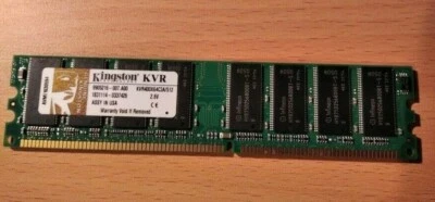 Kingston PC-3200 512MB DIMM 400 MHz DDR SDRAM Memory (KVR400X64C3A/512) - Image 1 of 2